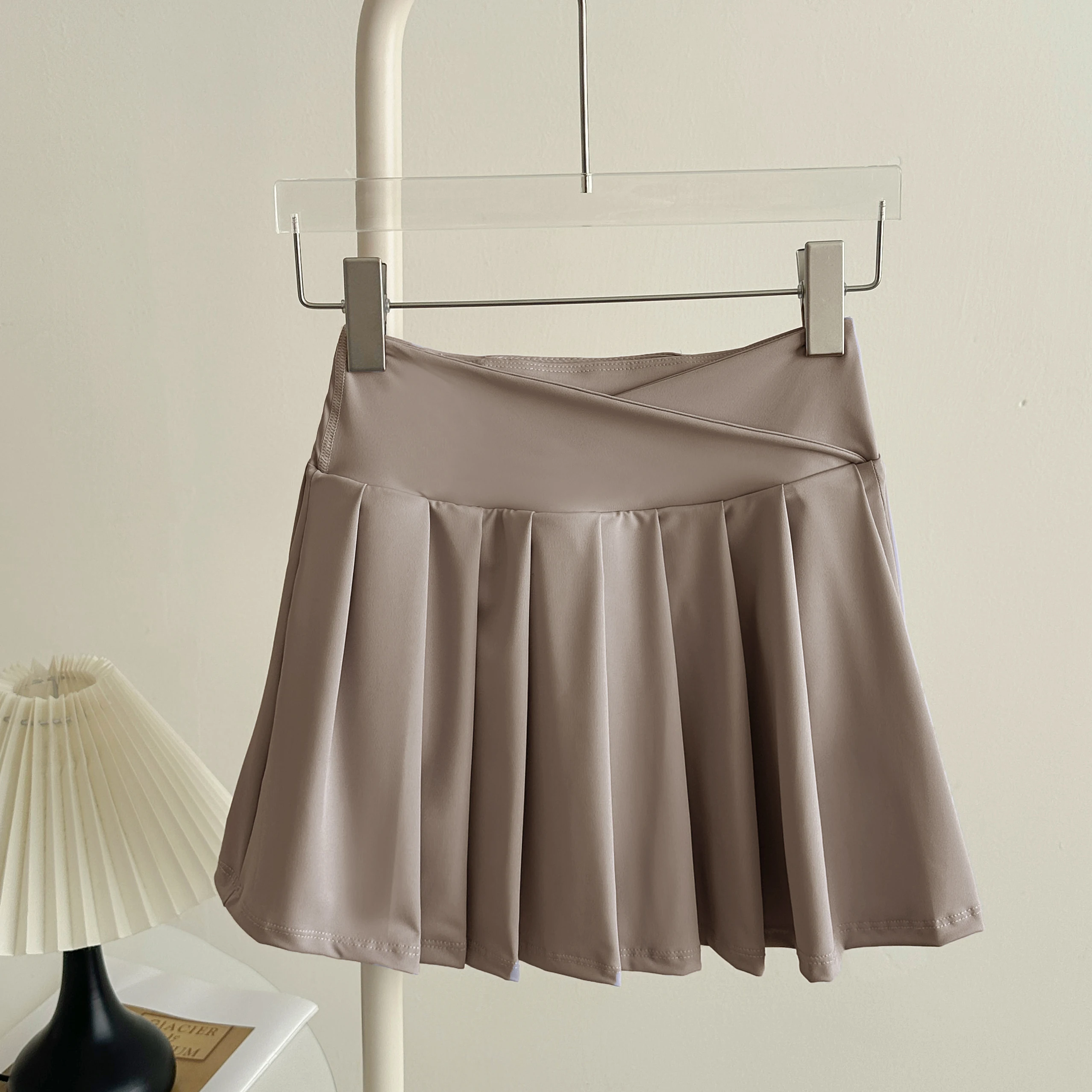 High Waist Pleated Tennis Skort Women Anti Exposure Built In Shorts Quick Dry Mini Skirt Yoga Running Golf Casual Skirts