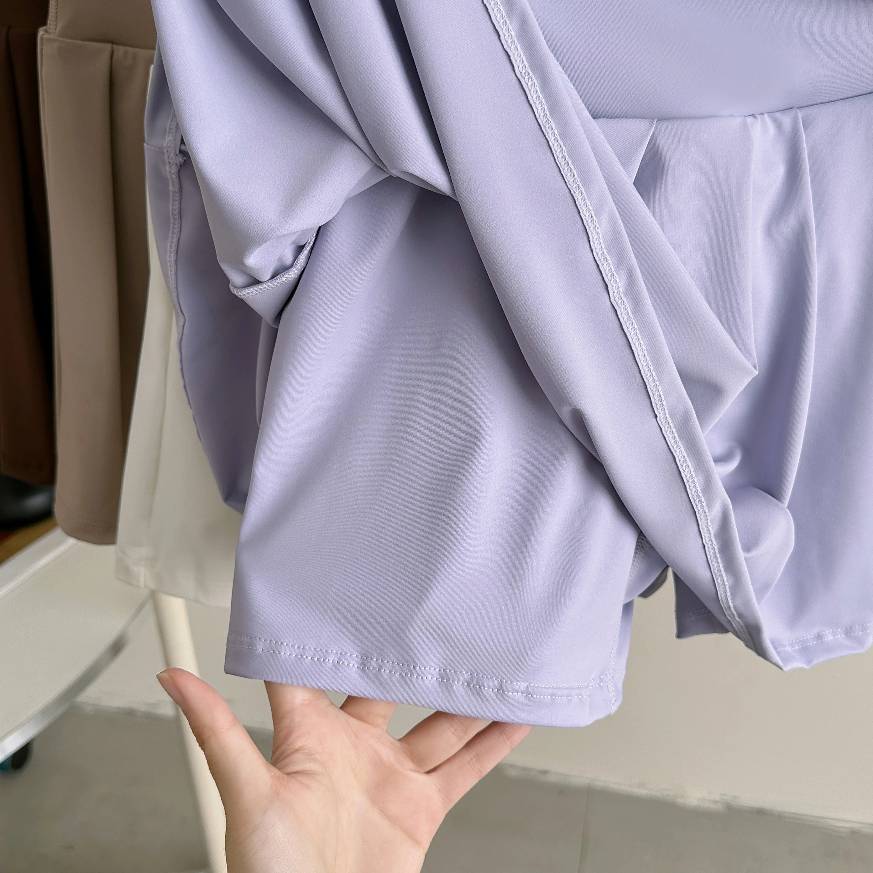 High Waist Pleated Tennis Skort Women Anti Exposure Built In Shorts Quick Dry Mini Skirt Yoga Running Golf Casual Skirts