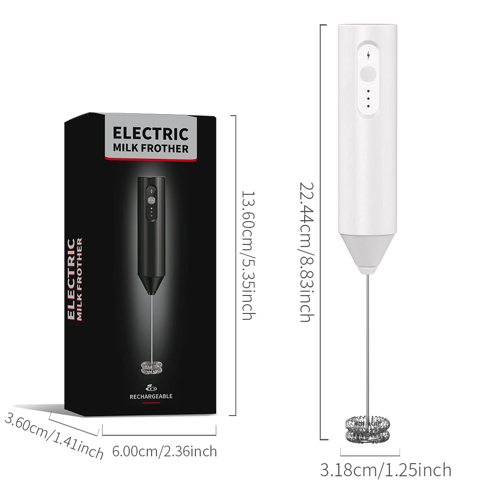 Wireless Electric Mini Milk Frother Coffee Whisk Portable Egg Beater Blender Kitchen Cooking Stirrer Cappuccino Coffee Maker