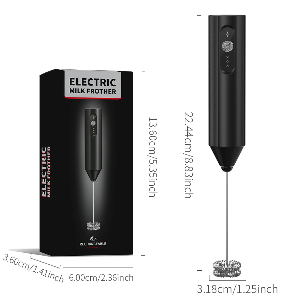 Wireless Electric Mini Milk Frother Coffee Whisk Portable Egg Beater Blender Kitchen Cooking Stirrer Cappuccino Coffee Maker