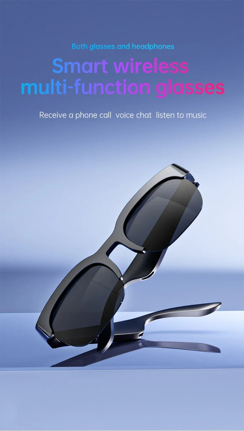 Lenovo Smart Glasses 2026 New AI Translation Bluetooth Conversation Recording Listening To Music Men Women Smart Sunglasses