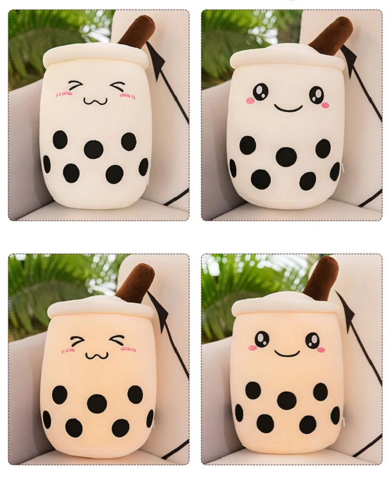 72cm Large Size Milk Tea Pillow Soft Stuffed Plush Toys Boba Tea Plushie Toy For Kids Toys Birthday Gifts