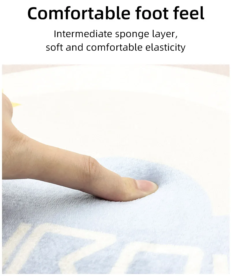 VIKAMA Kitchen Carpet Washable, Non-Slip, Absorbent Floor Mat, Bathroom Floor Mat, Absorbent Kitchen Mat, Door Mat, Room Decorat