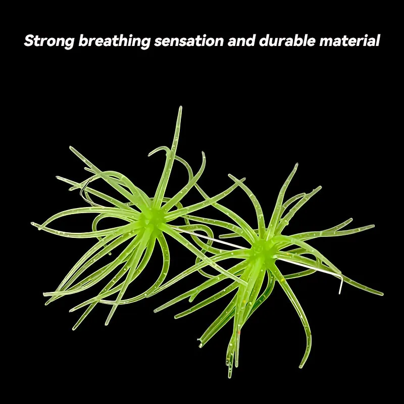 Bazooka TPE Fishing Lure 2g 8g Simulated Sea Urchin Lures Soft Silicone For Bream Pike Bass Mandarin Tilapia Gears Winter Biats