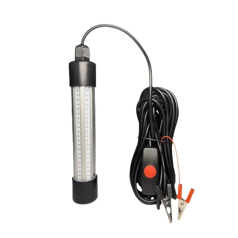 1PC LED Fish Lure Light Set Fish IP68 Waterproof Raft Fishing Copy Net Light Green Light Fishing Supplies Tools Accessories