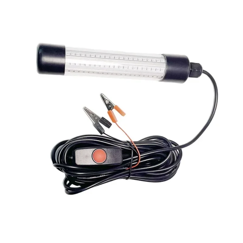 1PC LED Fish Lure Light Set Fish IP68 Waterproof Raft Fishing Copy Net Light Green Light Fishing Supplies Tools Accessories