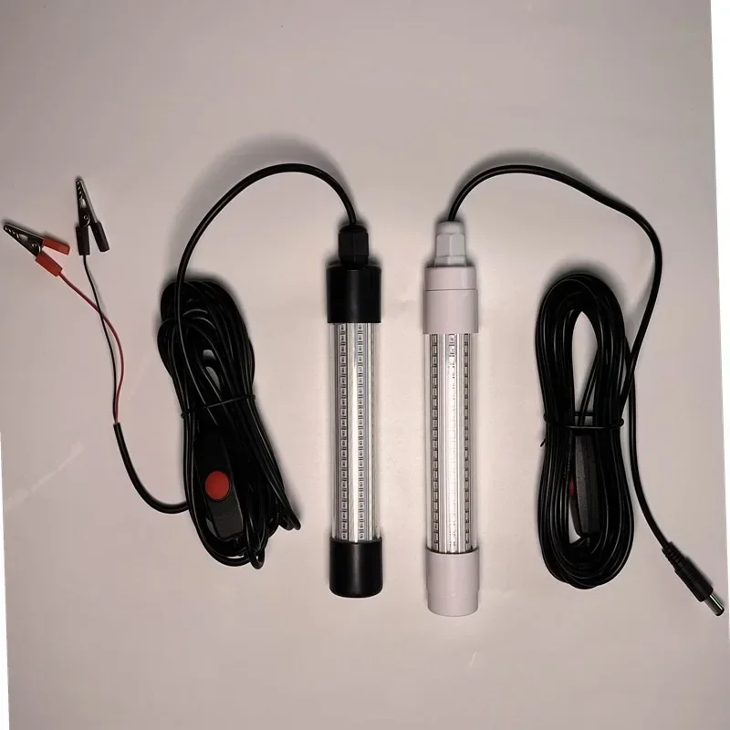 1PC LED Fish Lure Light Set Fish IP68 Waterproof Raft Fishing Copy Net Light Green Light Fishing Supplies Tools Accessories