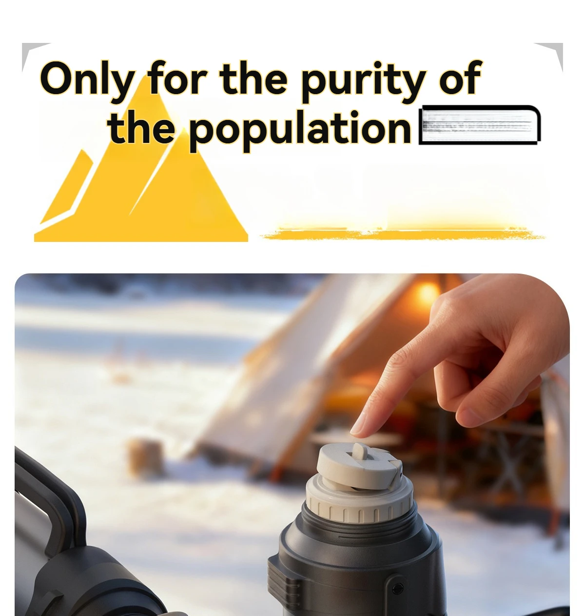 Nrmei Large Capacity Stainless Steel Water Bottle Insulated Vacuum Flask for Outdoor Camping And Adventure Water Preservation