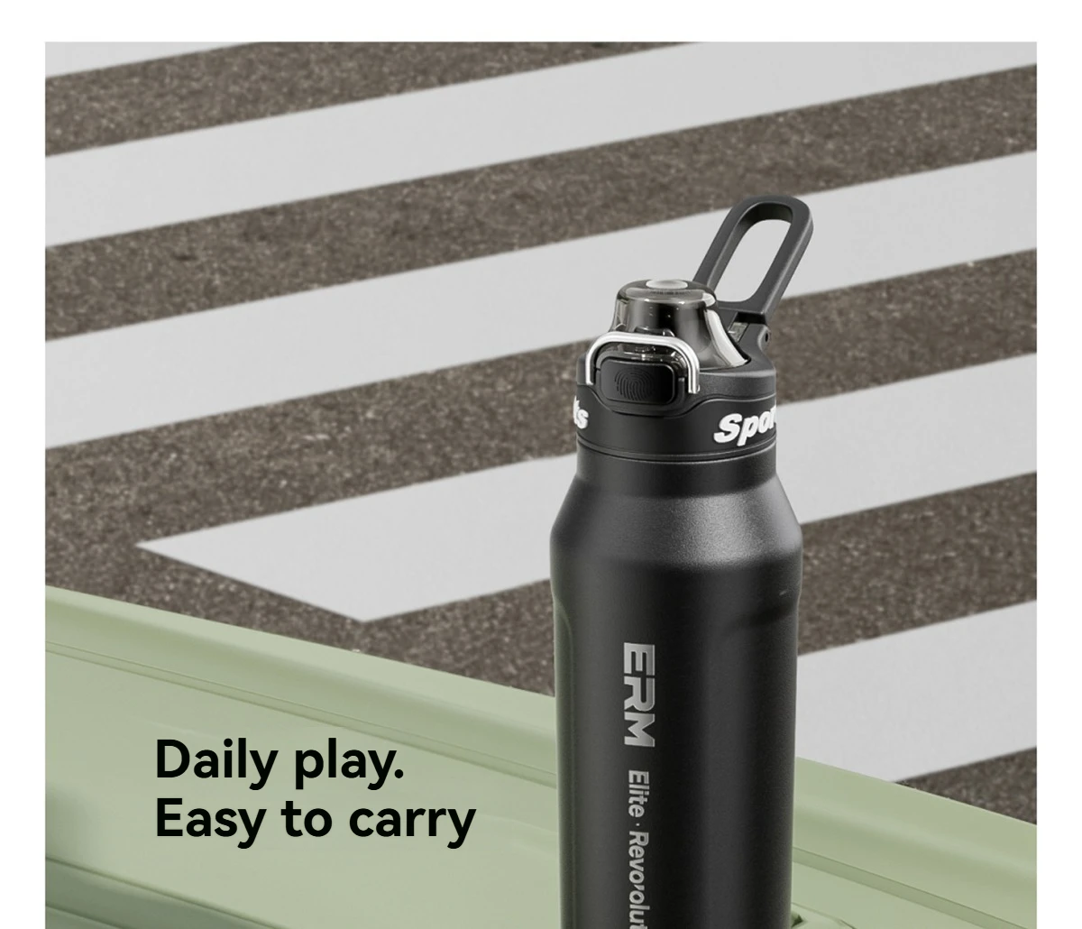 Stainless Steel Water Bottle Cycling Tumble Insulated Cold And Hot Flasks Double Wall Portable With Handle Sports Outdoor Cup