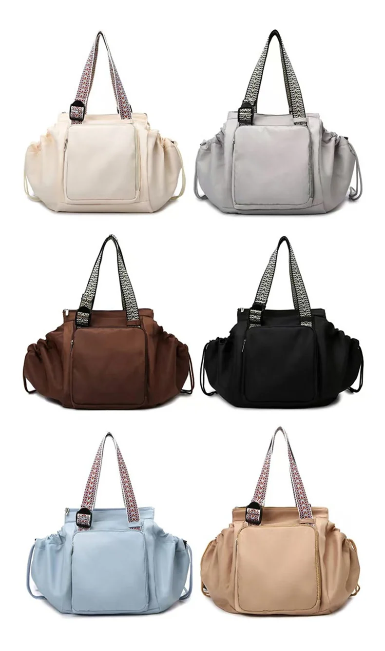 Sport Versatile Backpack Gym Yoga Fitness Bag Large Drawstring Handbag Shoulder Women Tote Outdoor Shopping Rucksack Mommy Bag