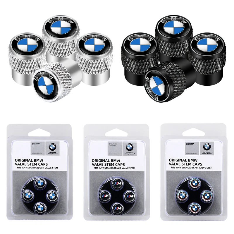 Lightweight Portable Metal Aluminum Alloy Car Tire Valve Cap Wheel Stem Rim Protector For BMW M Performance E46 E90 E60 E92 E91