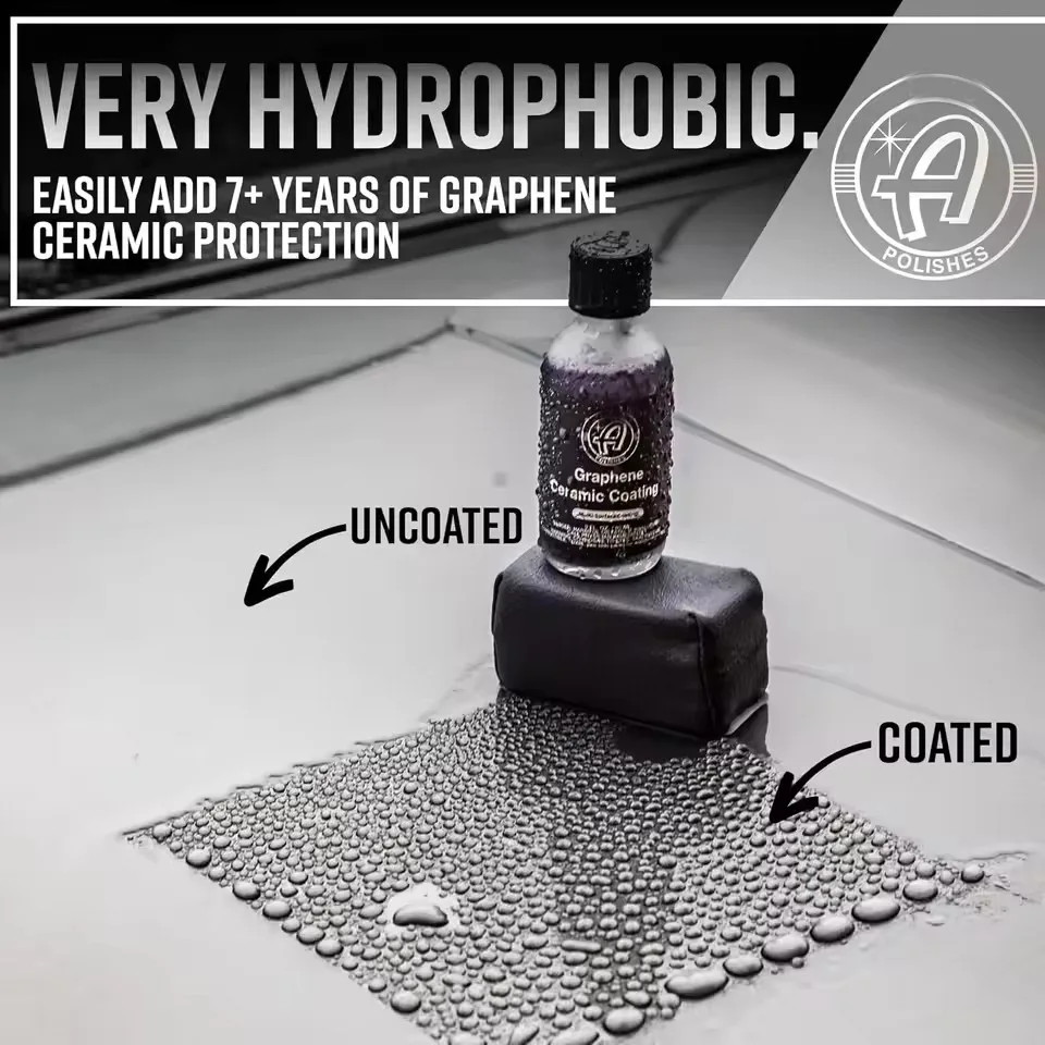 Graphene Ceramic Coating 10H for Cars 7+ Years of Protection Apply After Car Wash Clay Bar Car Buffer Polisher Boat Motorcycle