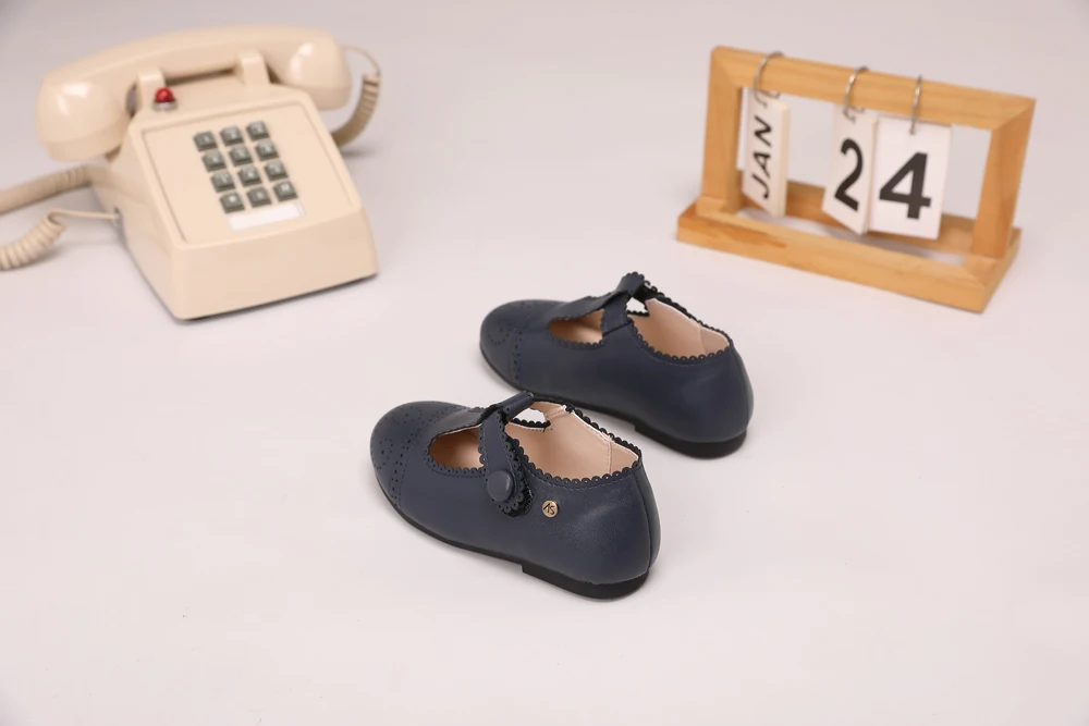 AS Kids Shoes Children Brand Shoes Baby Girls Leather Shoes Toddler Princess Flats Boys Brouge Oxford Soft Platform Mary Jane