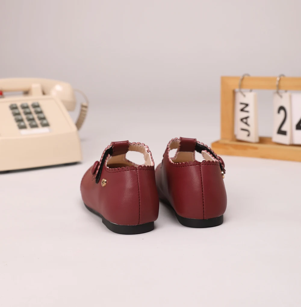 AS Kids Shoes Children Brand Shoes Baby Girls Leather Shoes Toddler Princess Flats Boys Brouge Oxford Soft Platform Mary Jane