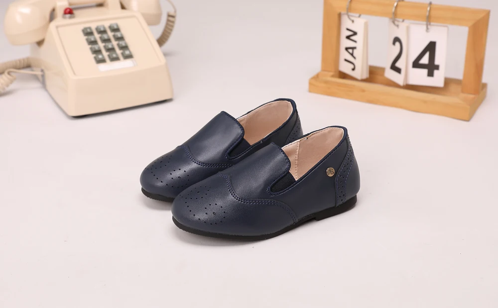 AS Kids Shoes Children Brand Shoes Baby Girls Leather Shoes Toddler Princess Flats Boys Brouge Oxford Soft Platform Mary Jane