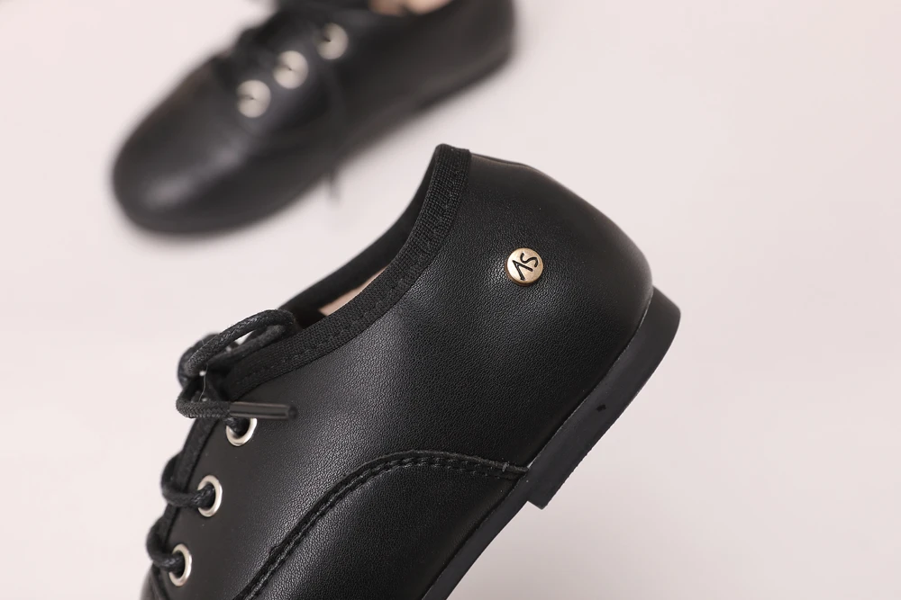 AS Kids Shoes Children Brand Shoes Baby Girls Leather Shoes Toddler Princess Flats Boys Brouge Oxford Soft Platform Mary Jane