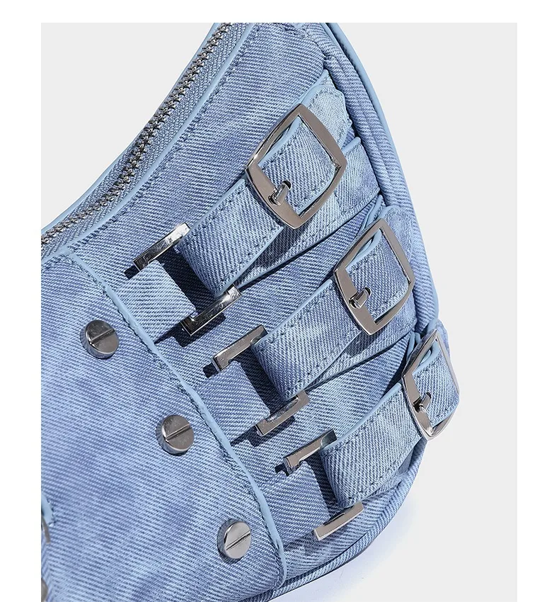 Vintage PU Leather Shoulder Bags For Women Y2K Trendy Cool American Motorcycle Bag 2026 Hot Sale Bags for Women Designer Handbag