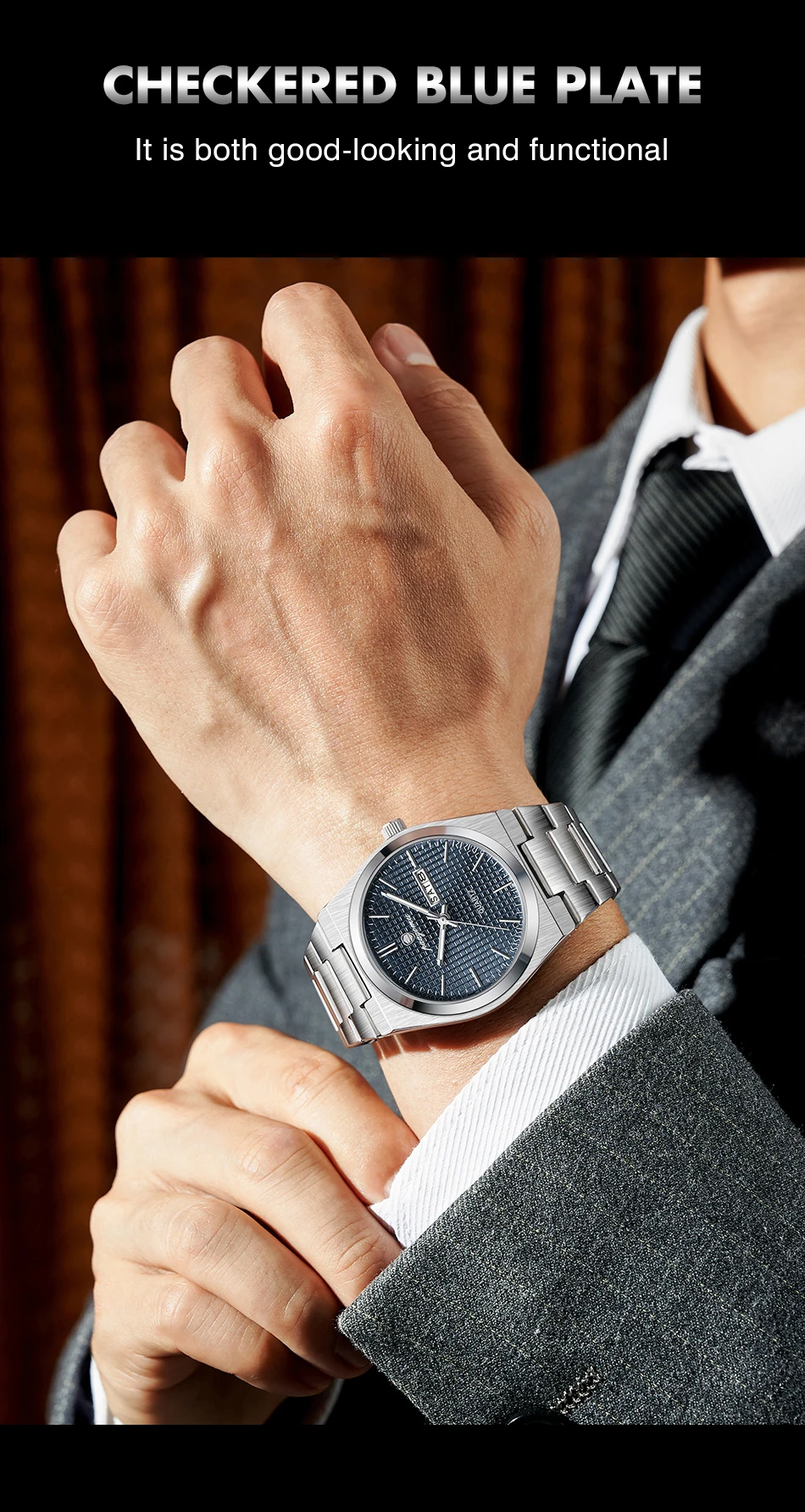 Customized Watch PAAZOMU Luxury Men Clock Fashion Luminous Waterproof Chronograph Date Watch For Man Quartz Men's Watches Reloj