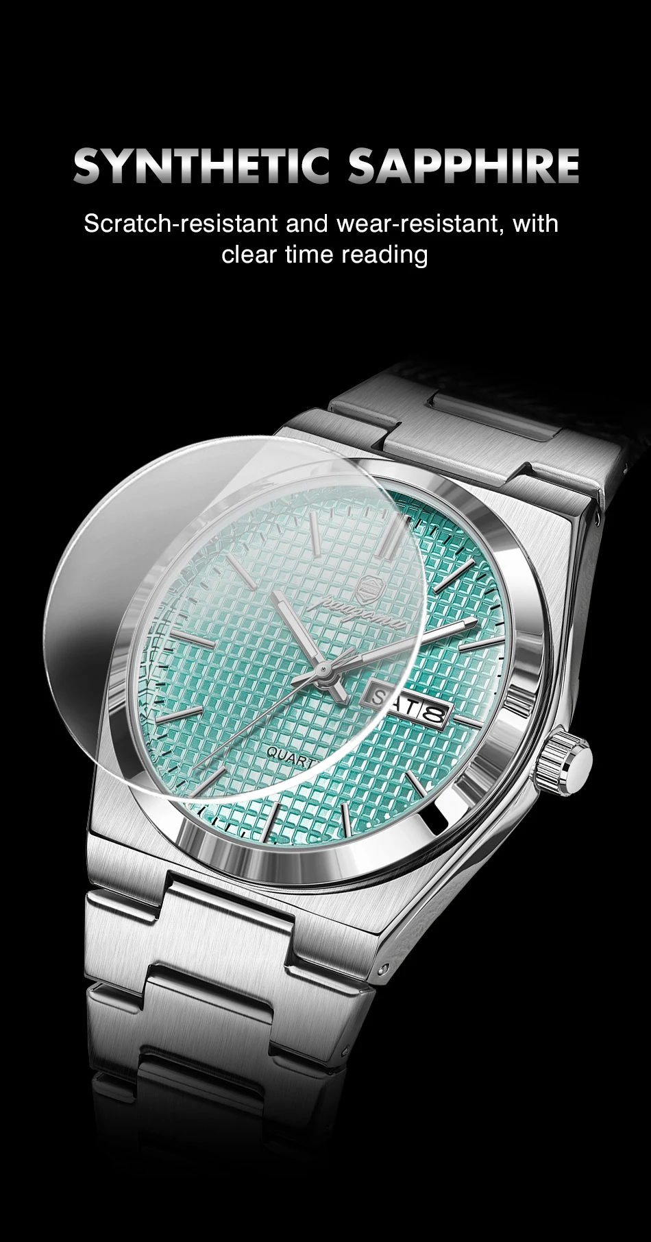 Customized Watch PAAZOMU Luxury Men Clock Fashion Luminous Waterproof Chronograph Date Watch For Man Quartz Men's Watches Reloj