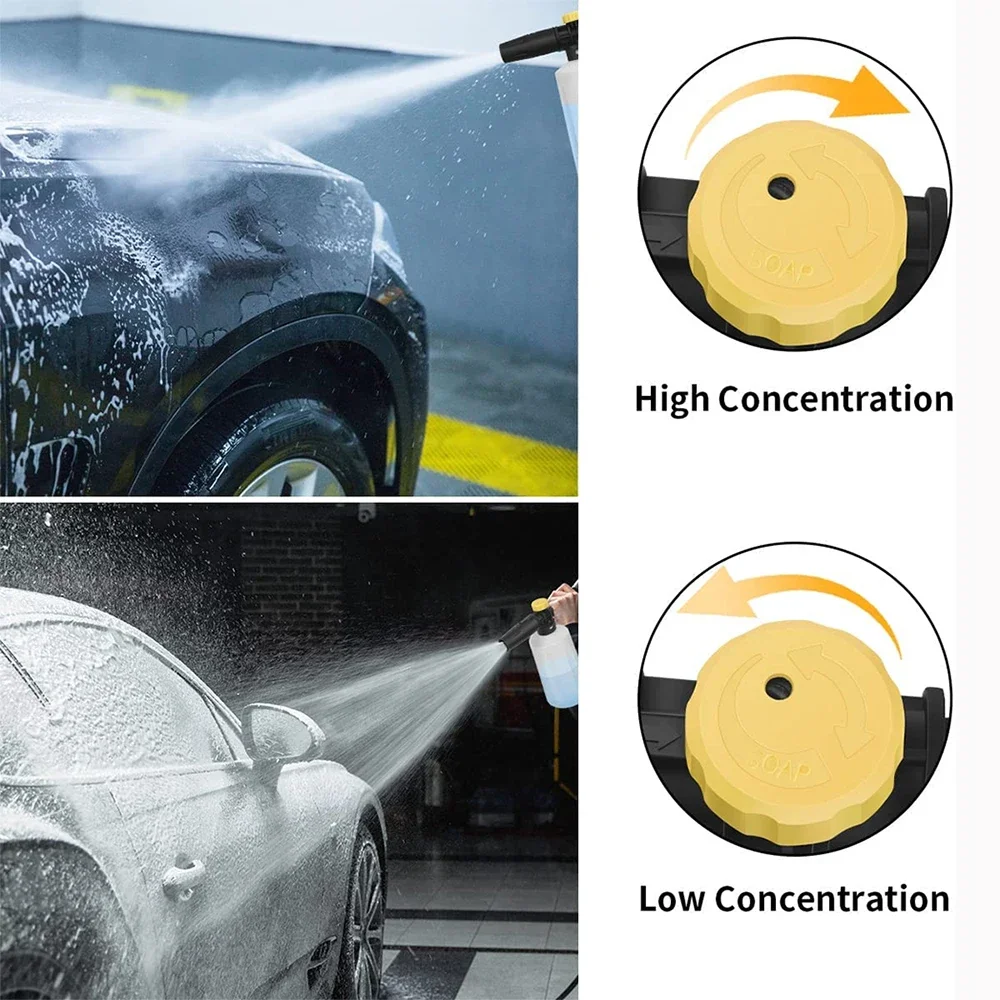 750ml Car Wash Snow Foam Spear For Karcher Huter Nilfisk Parkside Lavor Daewoo High Pressure Washing Machine Water Gun PA Pot