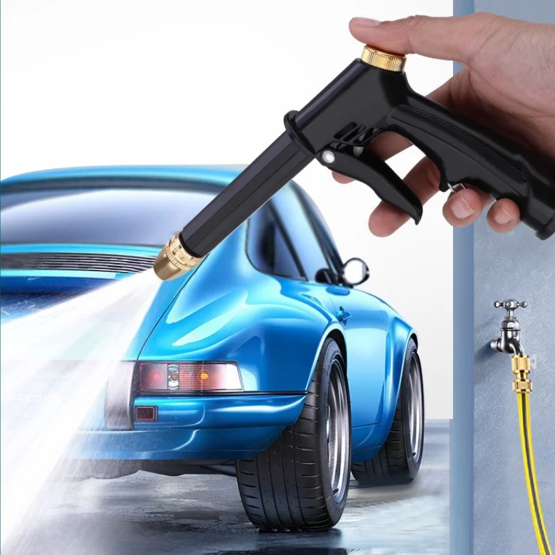 High Pressure Water Gun Car Wash Gun Garden Watering Guns Garden Hose Washing Nozzle Sprayer Washer Pipe Foam Tool Sprinkler