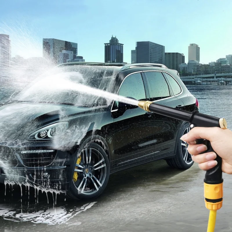 High Pressure Water Gun Car Wash Gun Garden Watering Guns Garden Hose Washing Nozzle Sprayer Washer Pipe Foam Tool Sprinkler