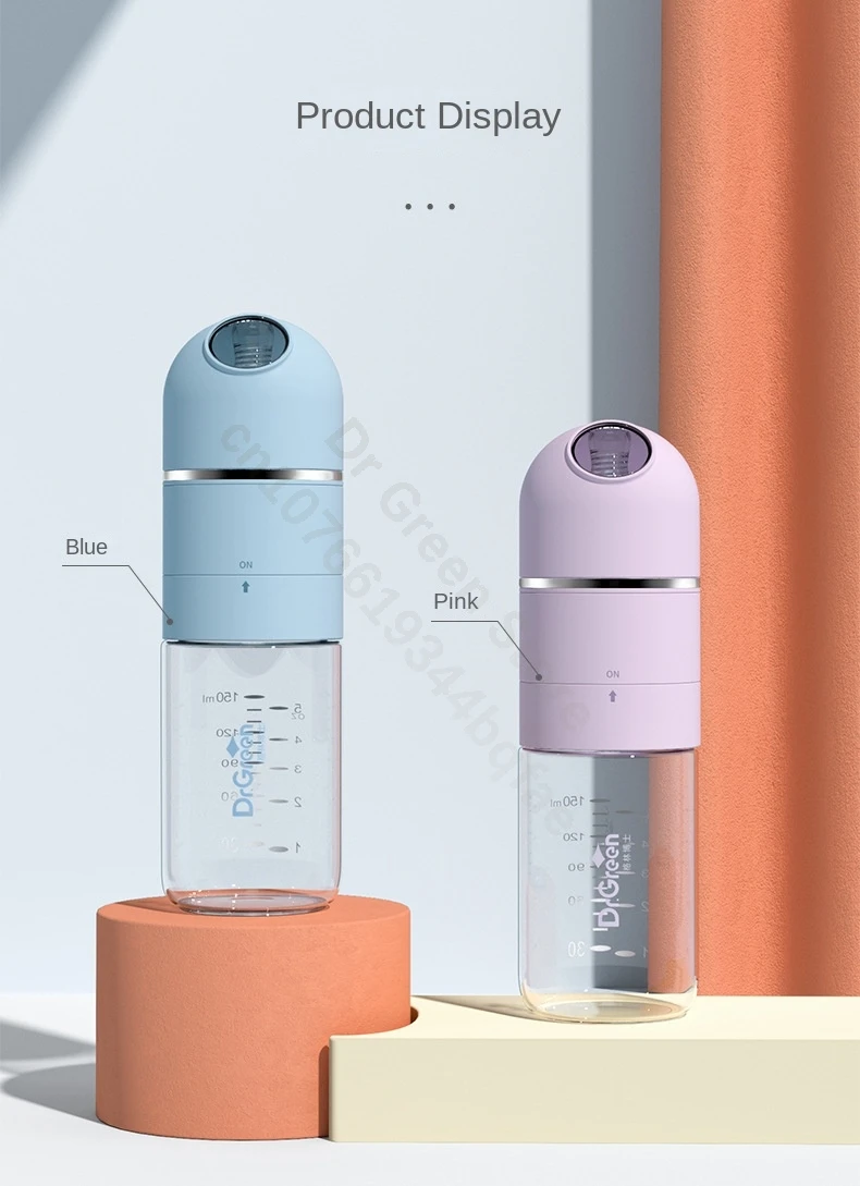 Dr.Green 4S Wide Mouth Bottle Newborn Baby Bottle PPSU 240ml/180ml Sealed isolation Fast milk filling Removable/Washable Bottles