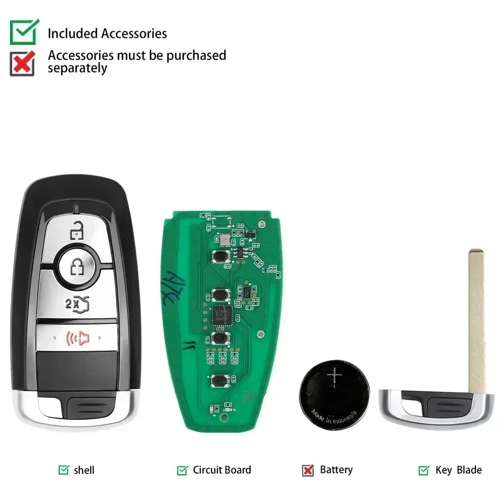 AUTEL Smart Key IKEYFD004AH IKEYFD004AL IKEYFD005AH IKEYFD005AL MAXIIM IKEY Premium Style for Ford Used with KM100 IM508 IM608