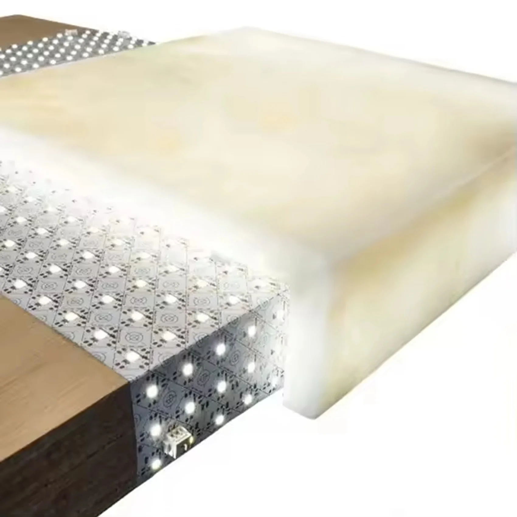 A36T-Flexible LED Sheets 490x245mm DC24V 242LED 28W Panel Sheet Lights for Kitchen Marble Countertop Advertising Backlight