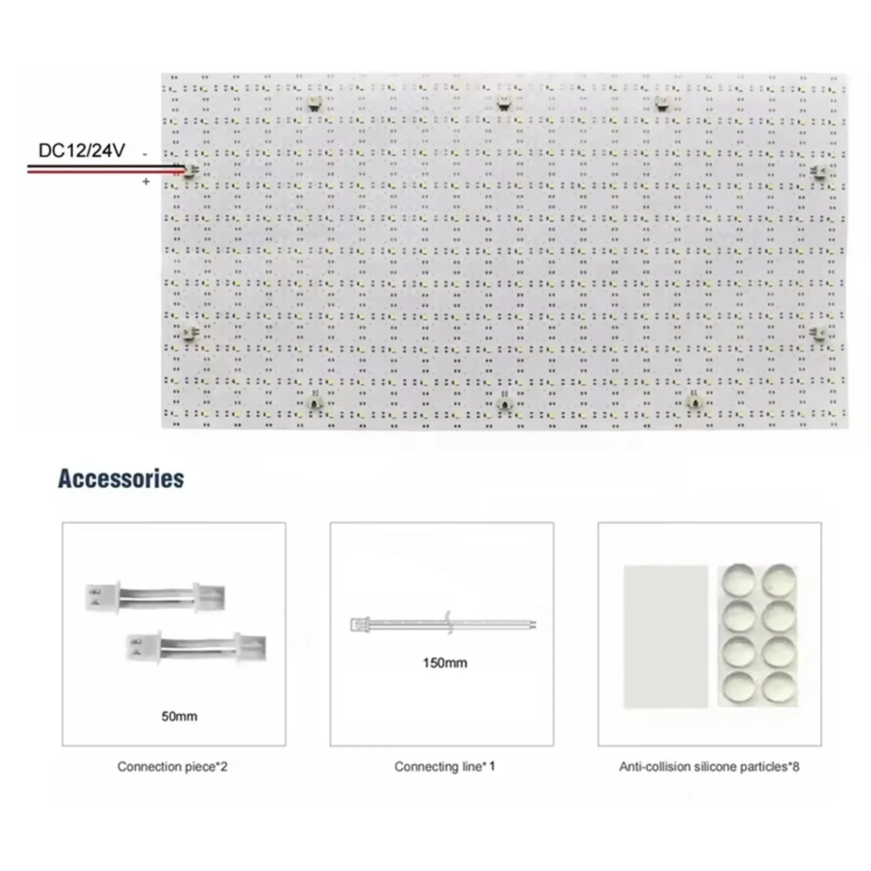 A36T-Flexible LED Sheets 490x245mm DC24V 242LED 28W Panel Sheet Lights for Kitchen Marble Countertop Advertising Backlight