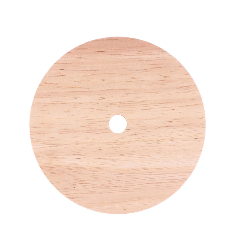 【NN71】10CM 12CM 15CM Wood Table Lamp Base Round Solid Wood Display Lamp Base Light Parts Stand For DIY Table Lamp Bases