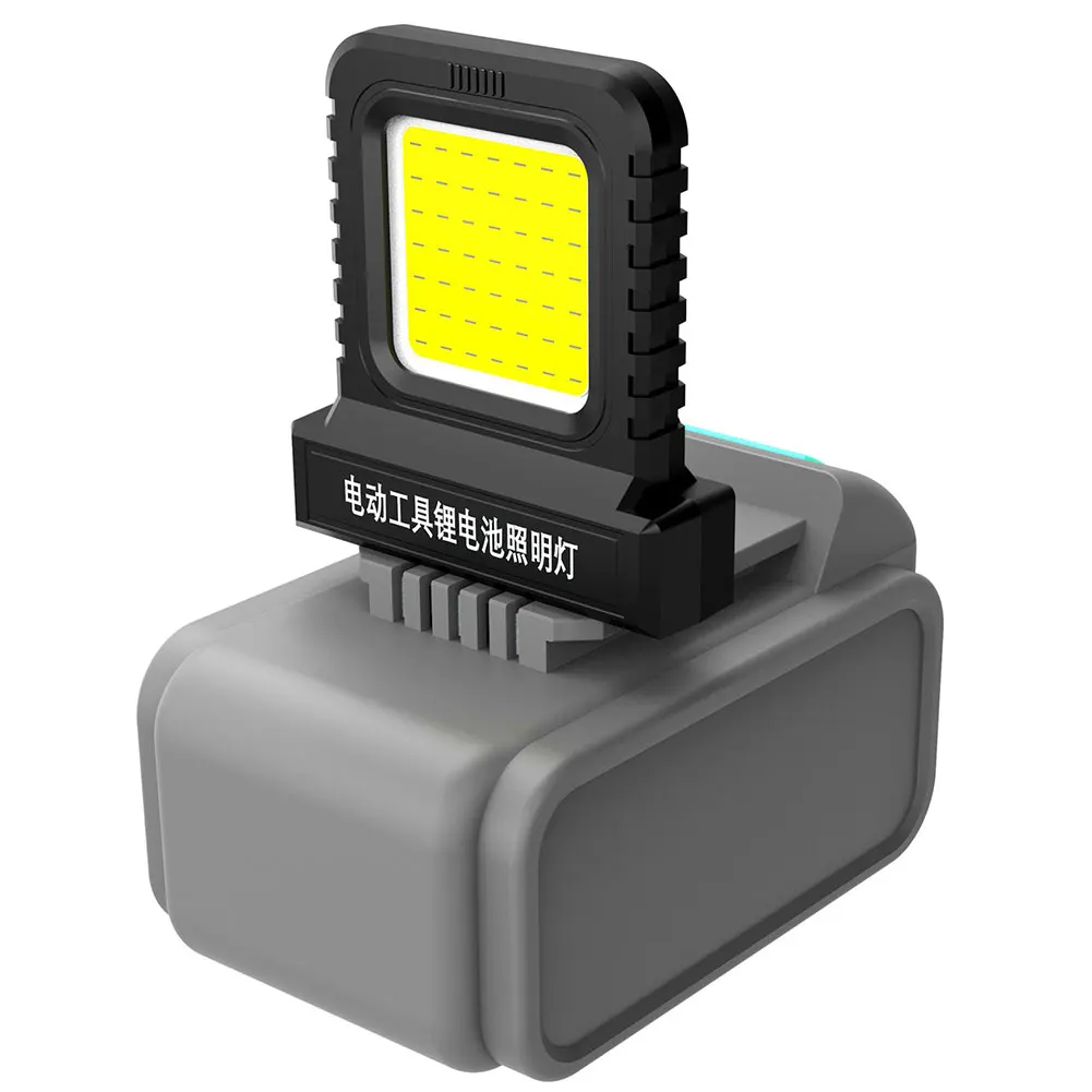 Cordless LED Work Light,21V Battery Powered Work Light Outdoor,Long Lasting Emergency Light,Flashlight,For Camping