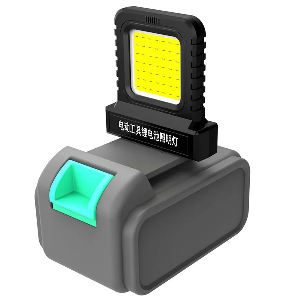 Cordless LED Work Light,21V Battery Powered Work Light Outdoor,Long Lasting Emergency Light,Flashlight,For Camping