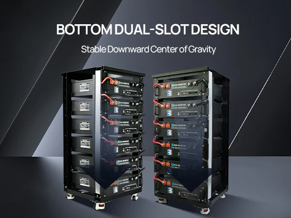 ECO-WORTHY RACK6 V2, 6-Layer Server Rack with 600A Busbar, Compatible with All ECO-WORTHY Rack Battery Versions