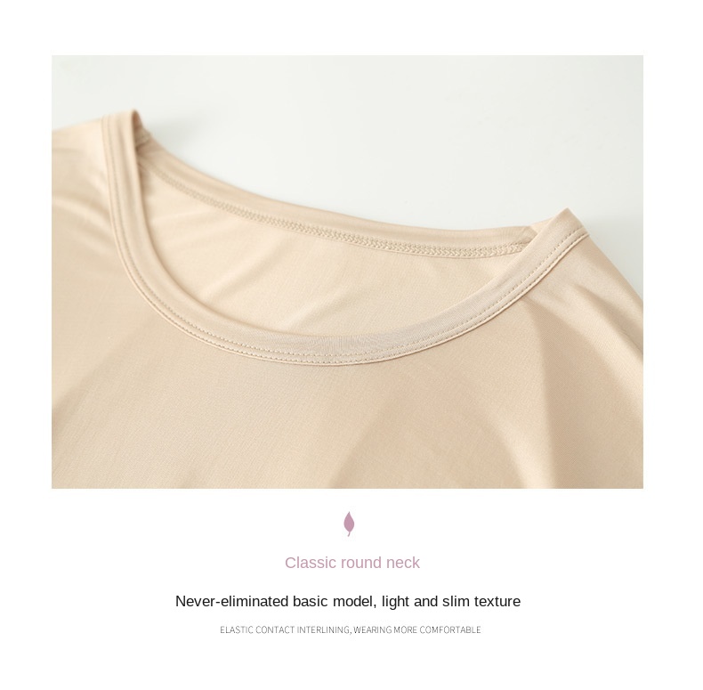 100% Mulberry Silk T-shirt Men Tops Fashion Comfortable Loose Casual Round Neck Cultural Shirt Pure Color Man Silk Pullover
