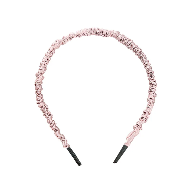 Birdtree, 16MM 100%Pure Real Silk Hair Hoop Band Headbands, For Women Girl Elastic Luxury Hair Accessories, New 2026 A36635QC