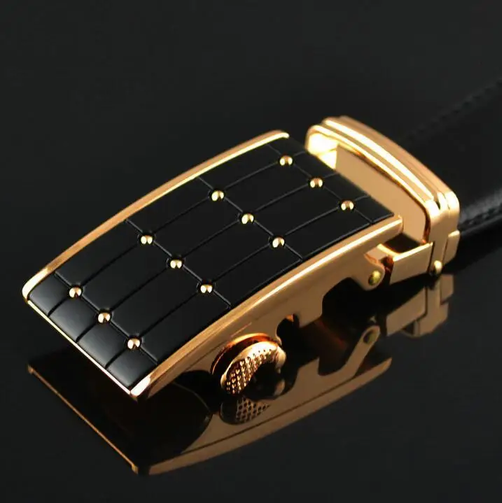 Genuine Leather Automatic Men's Belts Luxury Business Strap Belts for Men Designer Belts Male High Quality Fashion Waistband