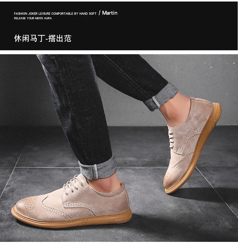 2022 New High Quality Men's shoes 100% Genuine Leather Casual Shoes Waterproof Work Shoes Cow Leather Loafers Plus Size 38-48