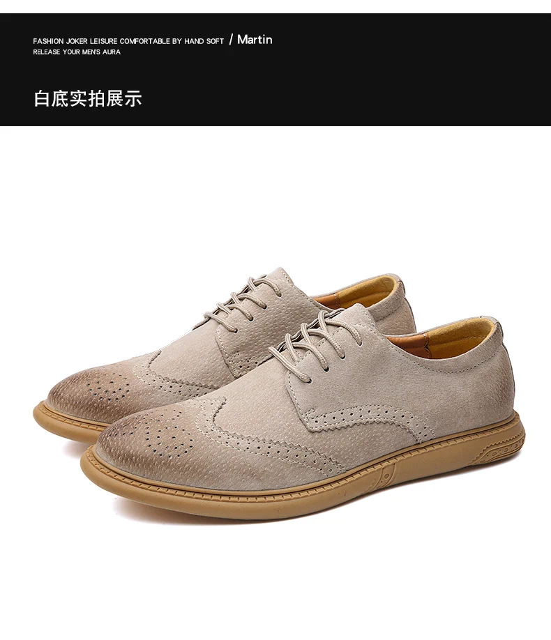 2022 New High Quality Men's shoes 100% Genuine Leather Casual Shoes Waterproof Work Shoes Cow Leather Loafers Plus Size 38-48