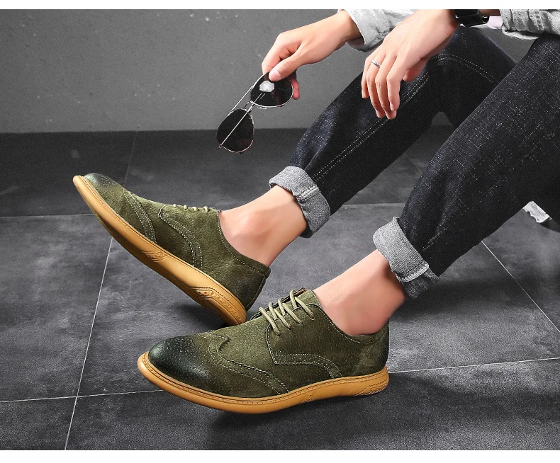 2022 New High Quality Men's shoes 100% Genuine Leather Casual Shoes Waterproof Work Shoes Cow Leather Loafers Plus Size 38-48