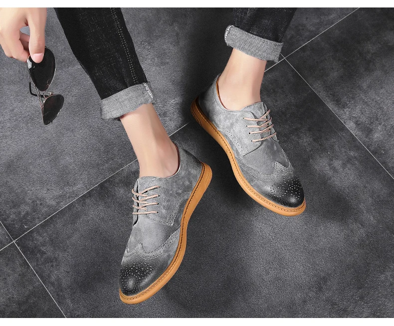 2022 New High Quality Men's shoes 100% Genuine Leather Casual Shoes Waterproof Work Shoes Cow Leather Loafers Plus Size 38-48