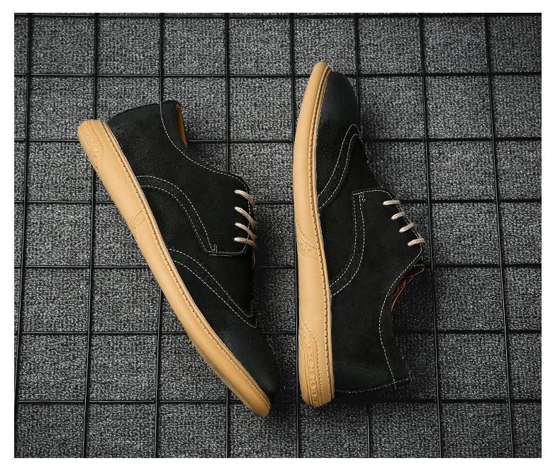 2022 New High Quality Men's shoes 100% Genuine Leather Casual Shoes Waterproof Work Shoes Cow Leather Loafers Plus Size 38-48