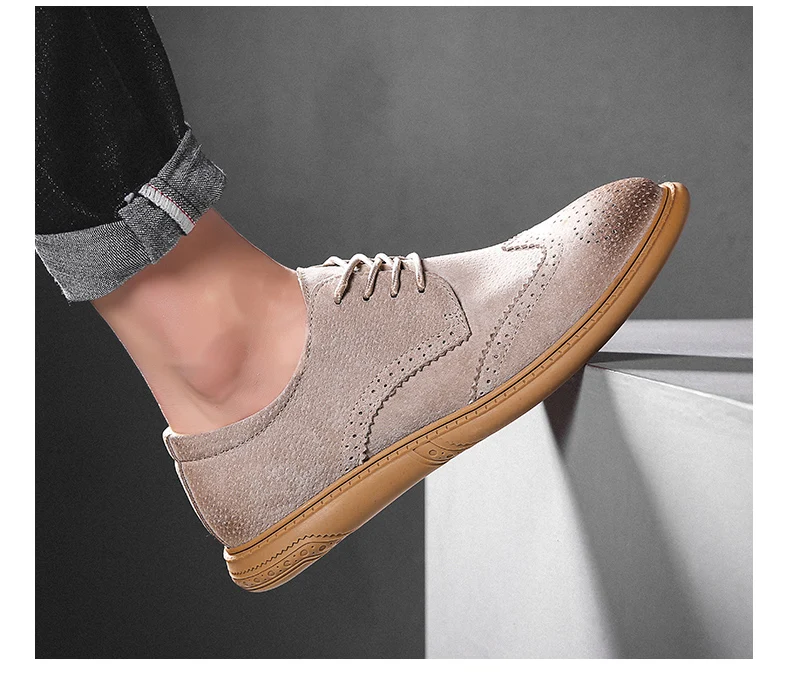 2022 New High Quality Men's shoes 100% Genuine Leather Casual Shoes Waterproof Work Shoes Cow Leather Loafers Plus Size 38-48