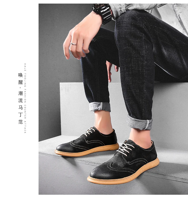 2022 New High Quality Men's shoes 100% Genuine Leather Casual Shoes Waterproof Work Shoes Cow Leather Loafers Plus Size 38-48