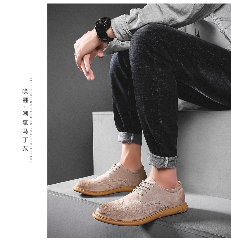 2022 New High Quality Men's shoes 100% Genuine Leather Casual Shoes Waterproof Work Shoes Cow Leather Loafers Plus Size 38-48