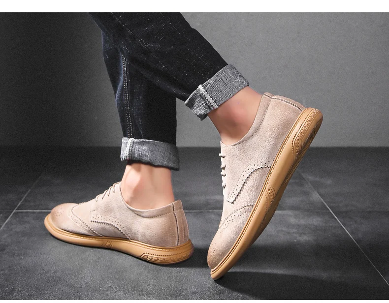 2022 New High Quality Men's shoes 100% Genuine Leather Casual Shoes Waterproof Work Shoes Cow Leather Loafers Plus Size 38-48