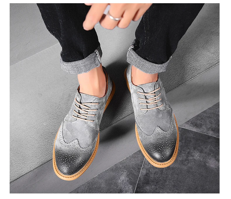 2022 New High Quality Men's shoes 100% Genuine Leather Casual Shoes Waterproof Work Shoes Cow Leather Loafers Plus Size 38-48