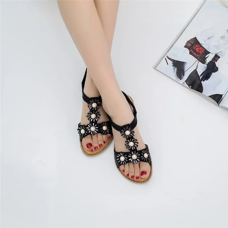 BEYARNE Bohemian Wedge Sandals Women Vintage Women Sandals Anti-Slip Roman Shoes Women Casual Sandals Platform Gladiator Shoes
