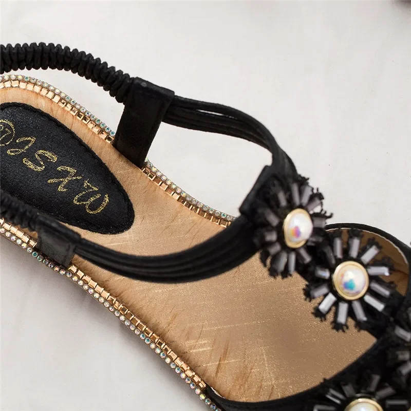 BEYARNE Bohemian Wedge Sandals Women Vintage Women Sandals Anti-Slip Roman Shoes Women Casual Sandals Platform Gladiator Shoes