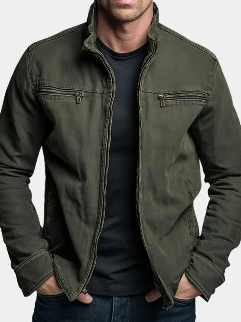 2026 Autumn Jacket Men's Tooling Jacket Casual Cardigan Loose Sports Men's Clothing